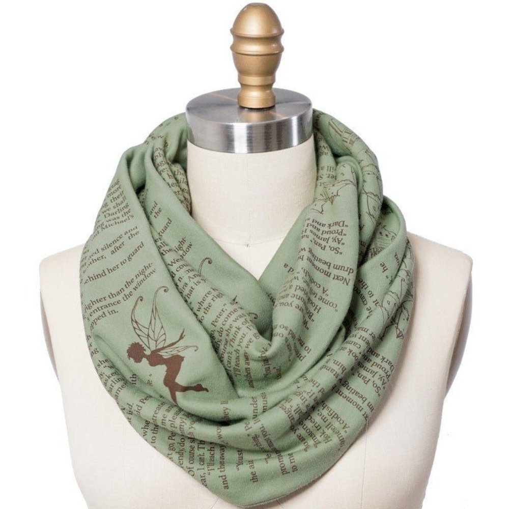 Peter Pan Book Infinity Scarf
